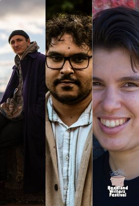 Gary Lonesborough, Tommi Parrish & Ellen van Neerven with Mikayla McGuirk-Scolaro